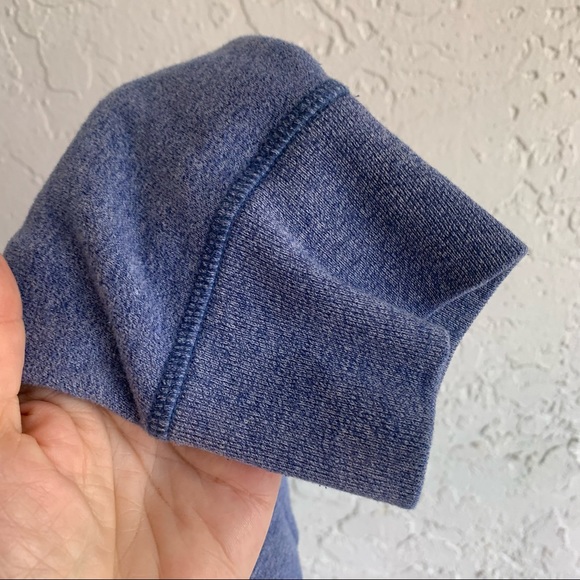 PINK Victorias Secret LOVE Hoodie Sweatshirt Zip Front. Blue Women’s large - Picture 6 of 12